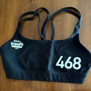 NOBULL Black CrossFit Sports Bra games edition